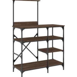 Arts De La Table & Arts Culinaires-vidaXL Support de boulanger chêne marron 90x40x132 cm Ch&ecirc;ne marron