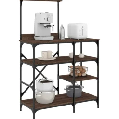 Arts De La Table & Arts Culinaires-vidaXL Support de boulanger chêne marron 90x40x132 cm Ch&ecirc;ne marron