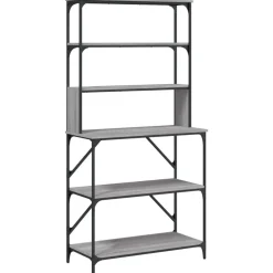 vidaXL Support de boulanger à 6 niveaux 90x40x180 cm