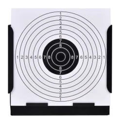 Loisirs De Plein Air-vidaXL Support de cible carré 14 cm + 100 cibles en papier