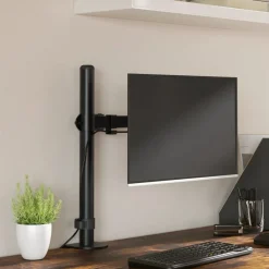 Appareils Électroniques-vidaXL Support de moniteur noir acier VESA 75/100 mm