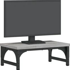 vidaXL Support de moniteur 37x23x14 cm bois d'ingénierie