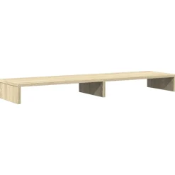 vidaXL Support de moniteur chêne sonoma 100x27x10 cm bois d'ingénierie