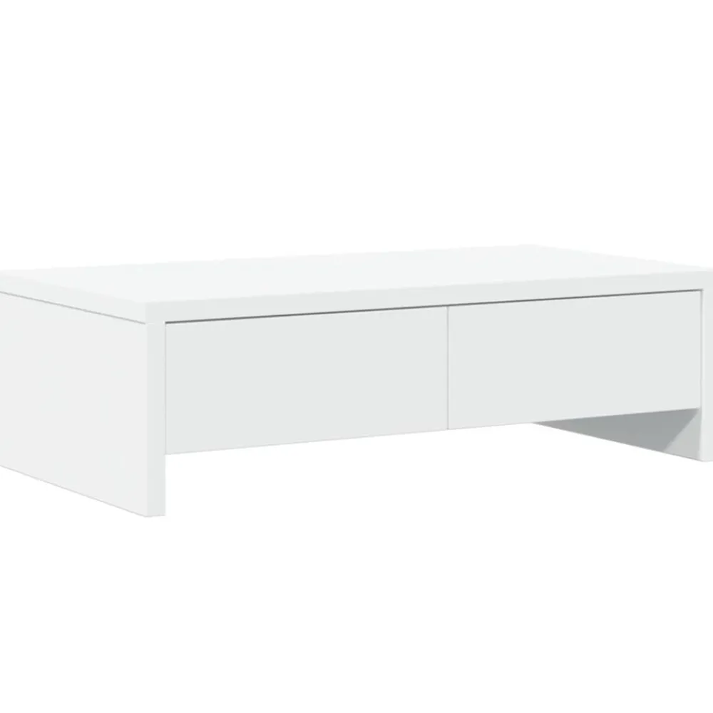 vidaXL Support de moniteur avec tiroirs bois d'ingénierie