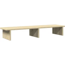 Appareils Électroniques-vidaXL Support de moniteur chêne sonoma 100x27x15 cm bois d'ingénierie Ch&ecirc;ne sonoma