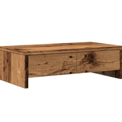 vidaXL Support de moniteur avec tiroirs bois d'ingénierie