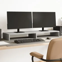 vidaXL Support de moniteur 100x27x10 cm bois d'ingénierie