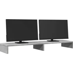 vidaXL Support de moniteur 100x27x10 cm bois d'ingénierie