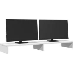 vidaXL Support de moniteur 100x27x10 cm bois d'ingénierie