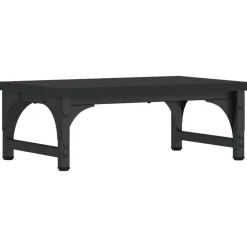 Appareils Électroniques-vidaXL Support de moniteur 37x23x14 cm bois d'ingénierie Noir