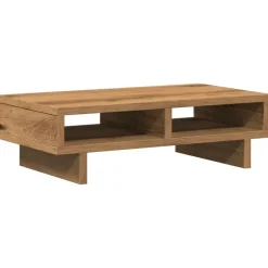 Appareils Électroniques-vidaXL Support de moniteur chêne artisanal 50x27x15 cm bois ingénierie Ch&ecirc;ne