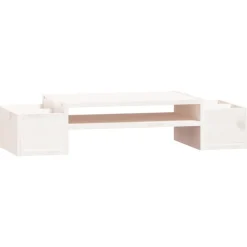 vidaXL Support de moniteur 70x27,5x15 cm Bois de pin solide