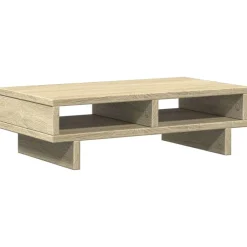 vidaXL Support de moniteur chêne sonoma 50x27x15 cm bois d'ingénierie