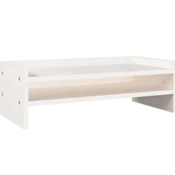 vidaXL Support de moniteur 50x24x16 cm Bois de pin solide