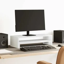 vidaXL Support de moniteur 54x22x15 cm bois d'ingénierie