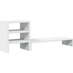 vidaXL Support de moniteur et organisateur de bureau bois d'ingénierie