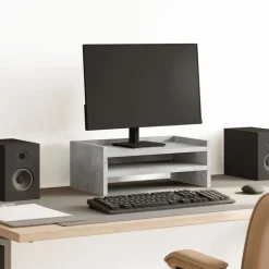 vidaXL Support de moniteur 42x24x16 cm bois d'ingénierie