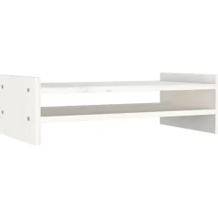 vidaXL Support de moniteur 50x27x15 cm Bois de pin solide