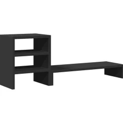 vidaXL Support de moniteur et organisateur de bureau bois d'ingénierie
