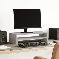 vidaXL Support de moniteur 54x22x15 cm bois d'ingénierie
