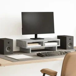 vidaXL Support de moniteur 50x27x15 cm bois d'ingénierie