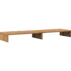 Appareils Électroniques-vidaXL Support de moniteur chêne artisanal 100x27x10cm bois ingénierie ch&ecirc;ne artisanal