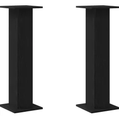 Appareils Électroniques|Pelouses & Jardins-vidaXL Support de Plante 2 pcs Chêne noir 30 x 30 x 95 cm Ch&ecirc;ne noir