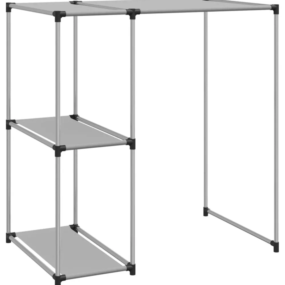 Accessoires De Salle De Bain-vidaXL Support de rangement sur la machine à laver 87x55x90,5 cm Gris