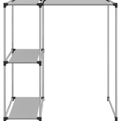 Accessoires De Salle De Bain-vidaXL Support de rangement sur la machine à laver 87x55x90,5 cm Gris