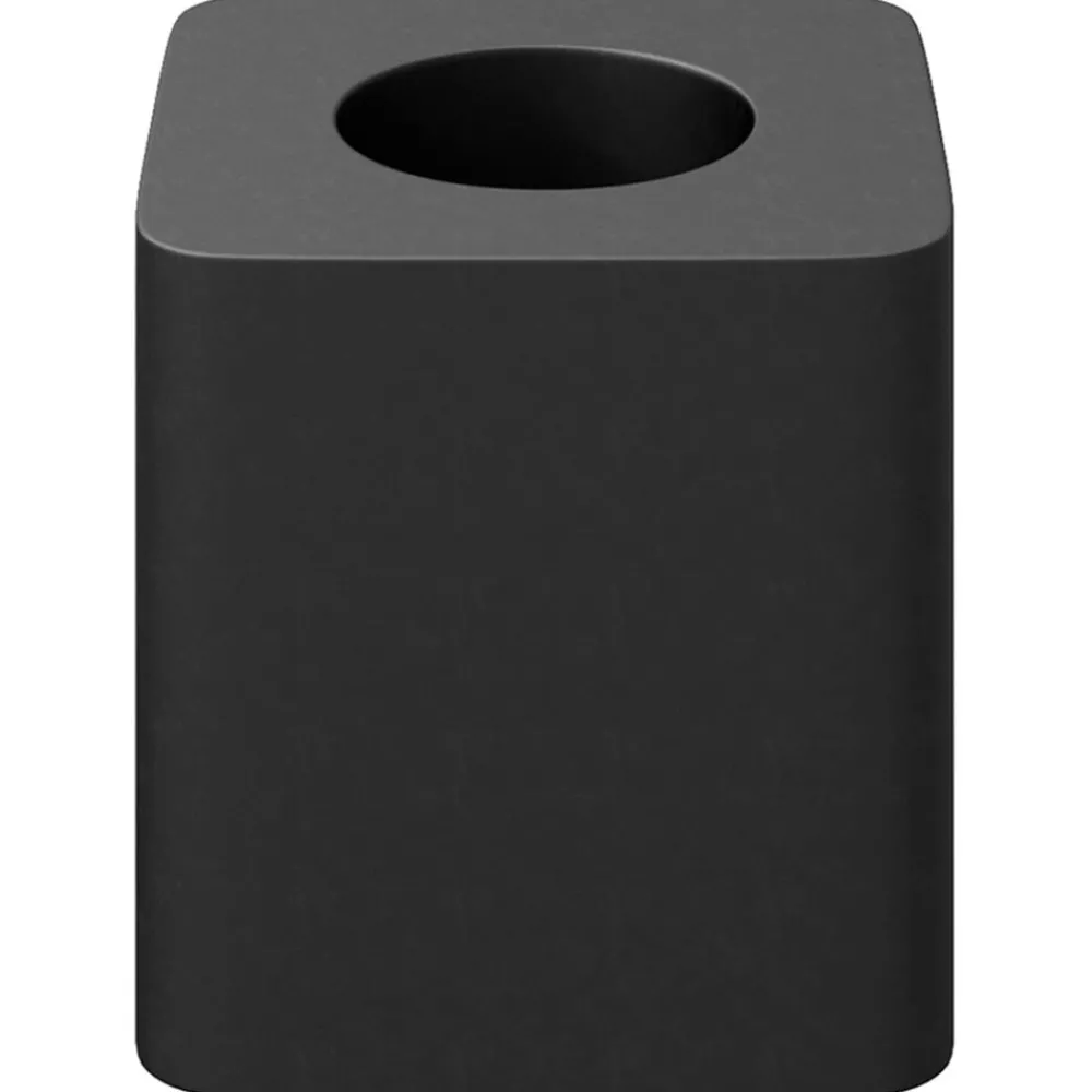 Accessoires De Quincaillerie-vidaXL Support de tiroir 2 pcs Noir 15 x 15 x 15mm Copolymère PP