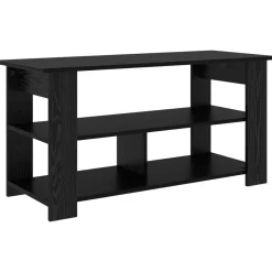 vidaXL Support de télévision Chêne noir 100 x 40 x 50 cm