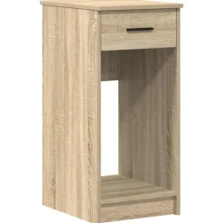 vidaXL Support de tour d'ordinateur et tiroir chêne sonoma 35x45x77 cm