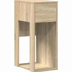 Meubles De Bureau-vidaXL Support de tour d'ordinateur et tiroir chêne sonoma 30x44x74 cm Ch&ecirc;ne sonoma