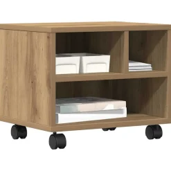 vidaXL Support d'imprimante Chêne artisanal 41 x 32 x 34,5 cm