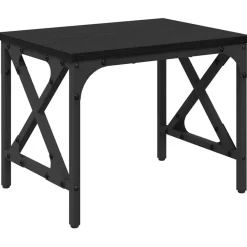 Appareils Électroniques-vidaXL Support d'imprimante Réglable Chêne noir 40 x 30 x 31 cm Ch&ecirc;ne noir