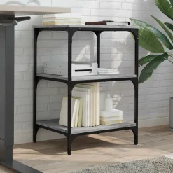 vidaXL Support d'imprimante 3 niveaux 50x41x75 cm