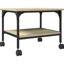 vidaXL Support d'imprimante à 2 niveaux chêne sonoma 50x40x38 cm