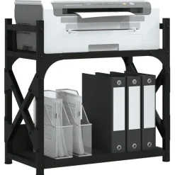 vidaXL Support d'imprimante 2 niveaux 40x20x40 cm