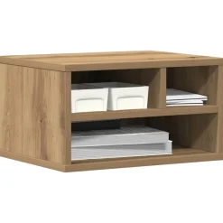 Appareils Électroniques-vidaXL Support d'imprimante Chêne artisanal 40 x 32 x 22,5 cm ch&ecirc;ne artisanal