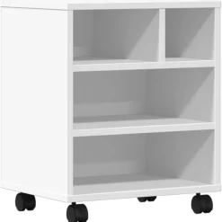 vidaXL Support d'imprimante avec roulettes 41x32x48 cm