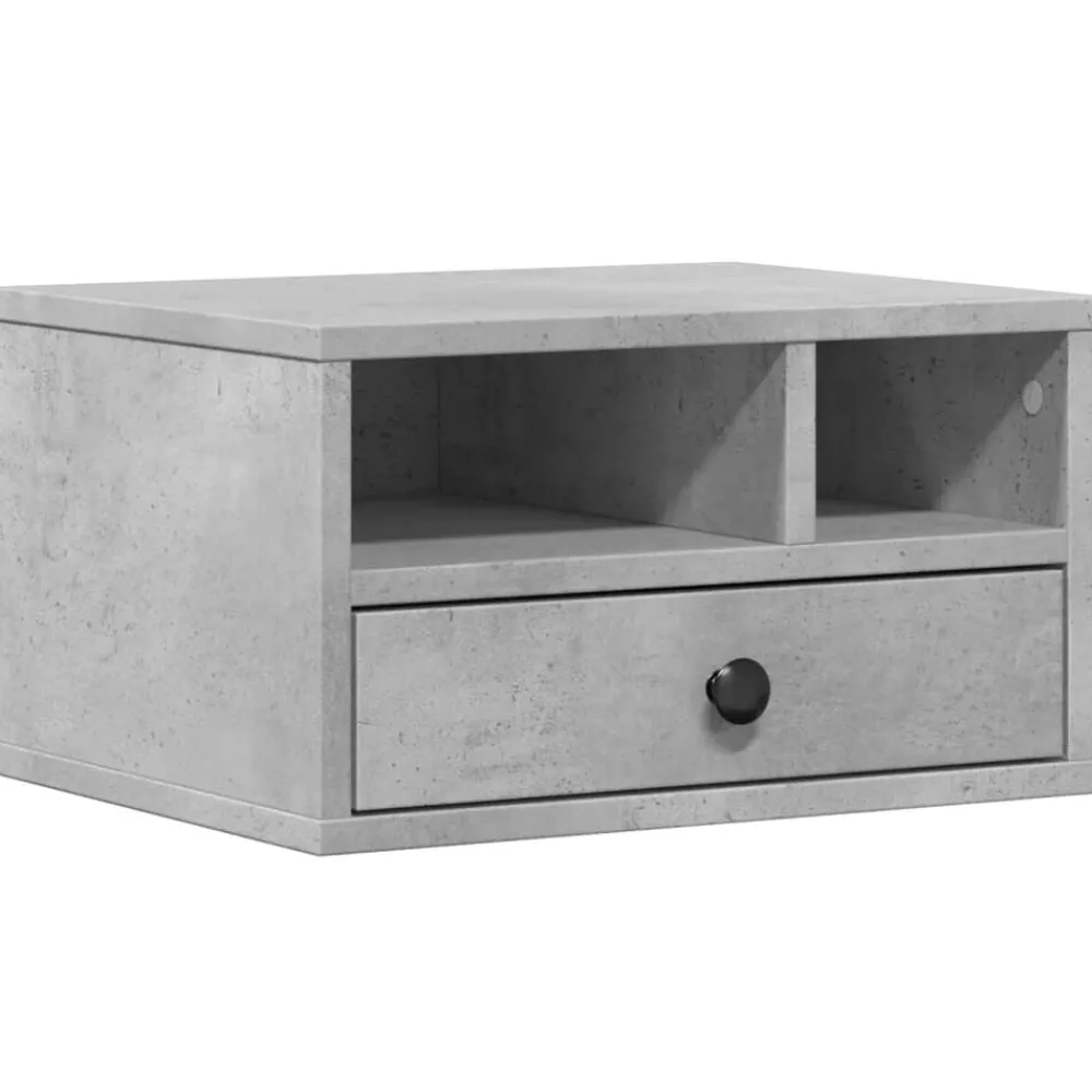 vidaXL Support d'imprimante 40x32x22,5 cm bois d'ingénierie