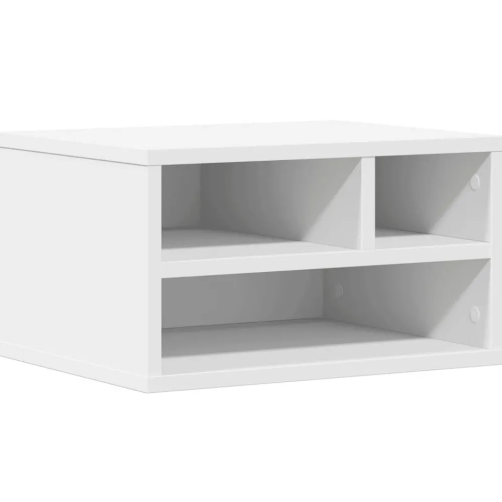 vidaXL Support d'imprimante 40x32x22,5 cm bois d'ingénierie