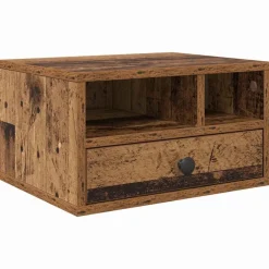 vidaXL Support d'imprimante avec tiroir 40 x 32 x 24 cm