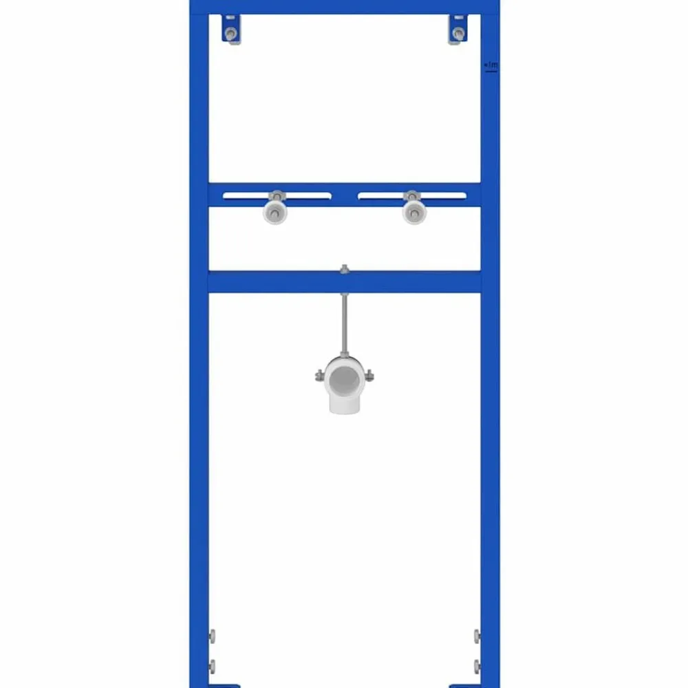 vidaXL Support mural de salle de bain Bleu 50 x 3 x 112 cm