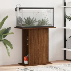 Articles Pour Animaux De Compagnie-vidaXL Support pour aquarium chêne marron 75x36x72,5 cm Ch&ecirc;ne marron