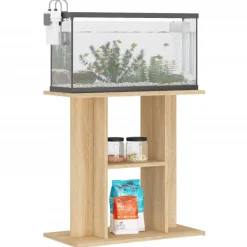 vidaXL Support pour aquarium chêne sonoma 60x30x60cm bois d'ingénierie