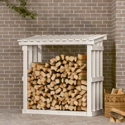 vidaXL Support pour bois de chauffage 108x64,5x109cm Bois de pin