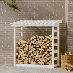 vidaXL Support pour bois de chauffage 108x64,5x110cm Bois de pin