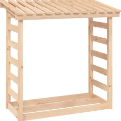Accessoires Pour Cheminées & Poêles À Bois-vidaXL Support pour bois de chauffage 108x64,5x110 cm Bois de pin Naturel