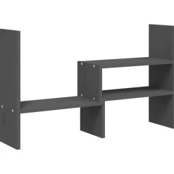 vidaXL Support pour moniteur (39-72)x17x43 cm Bois de pin solide